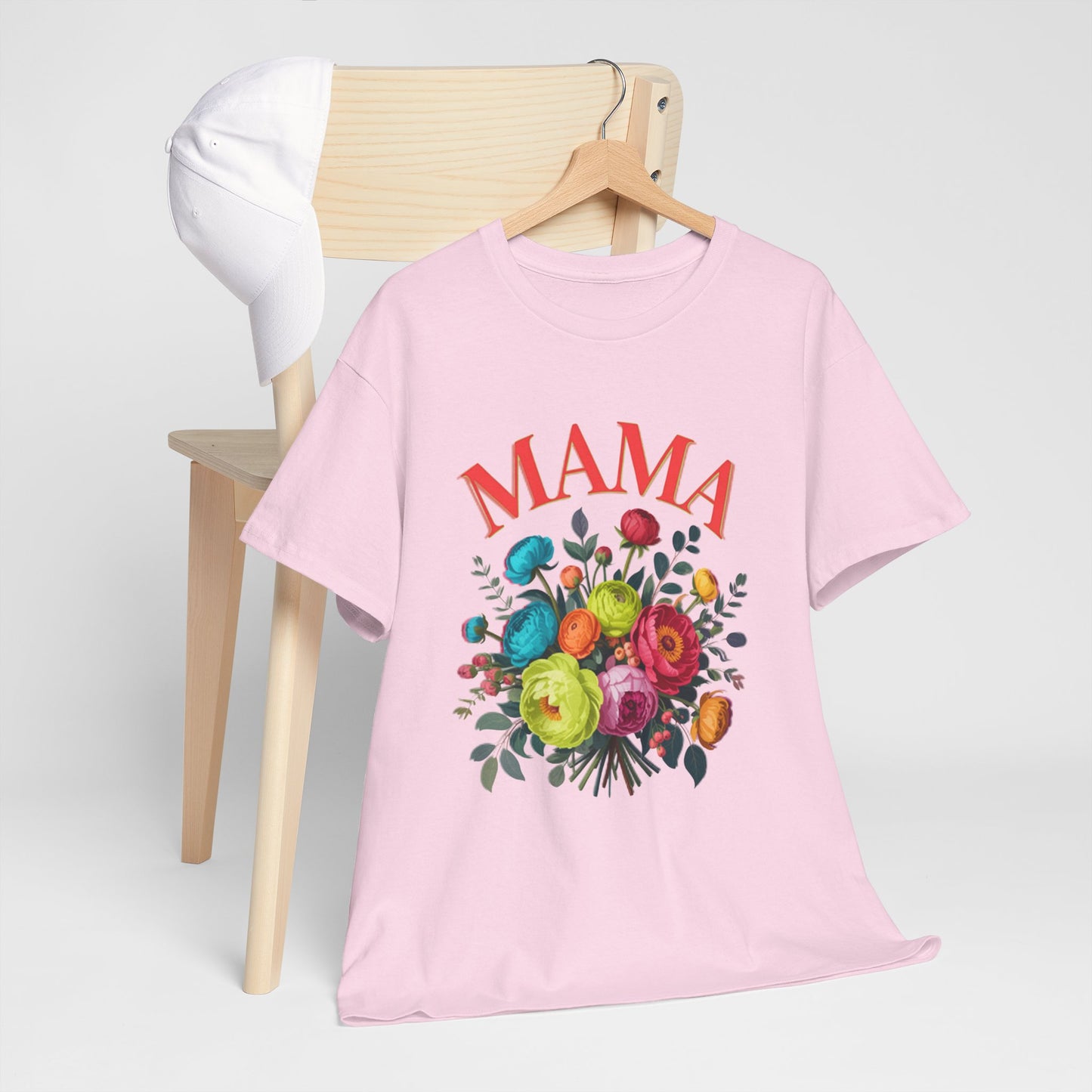 Mama Floral T-Shirt Mother's Day Floral Tee for Moms