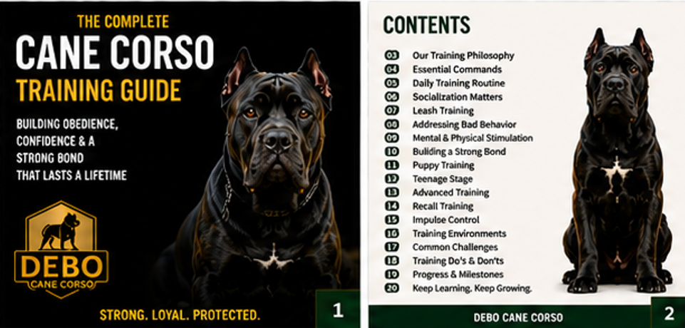 The Complete Cane Corso Training Guide | Digital Obedience & Behavior Handbook - Digital Download (Copy) (Copy) (Copy) (Copy) (Copy) (Copy) (Copy)