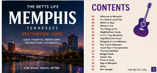 Memphis Destination Guide - Digital Download