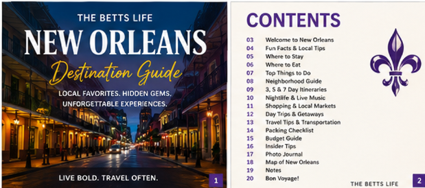 New Orleans Destination Guide - Digital Download