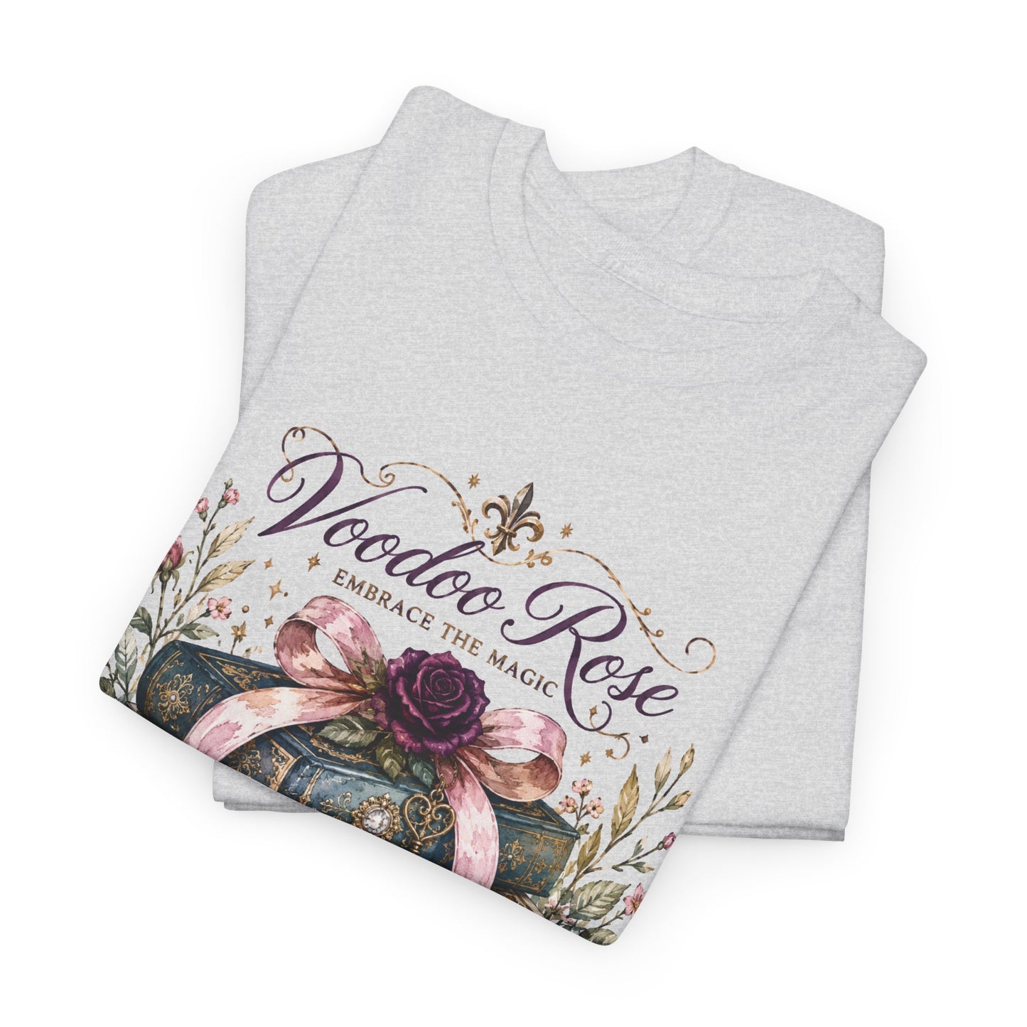Voodoo Rose Louisiana Stacked Books Tee