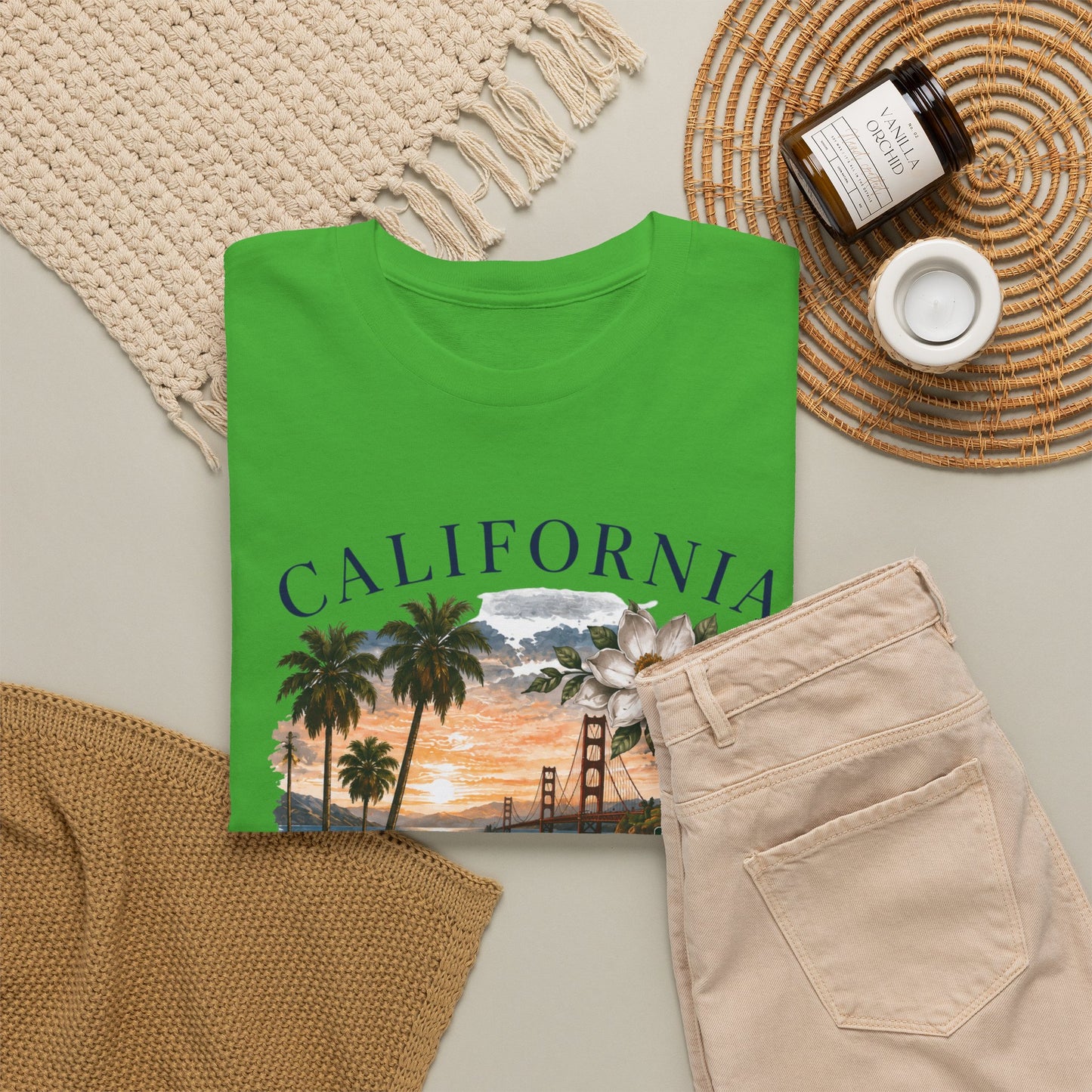 California Vintage Surf T-Shirt — Coastal Sunset Beach Tee