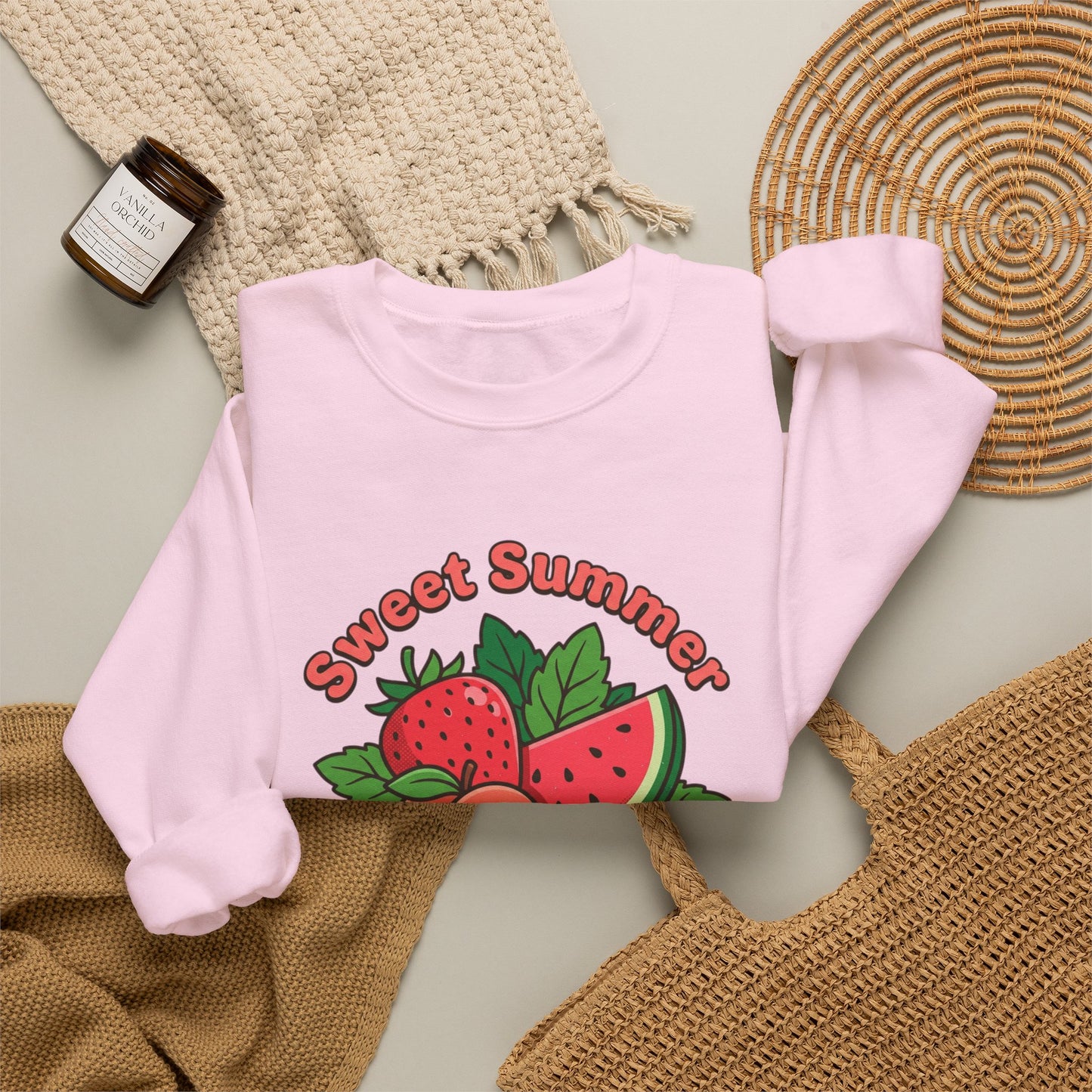 Sweet Summer Freshly Picked Unisex Heavy Blend™ Crewneck Sweatshirt