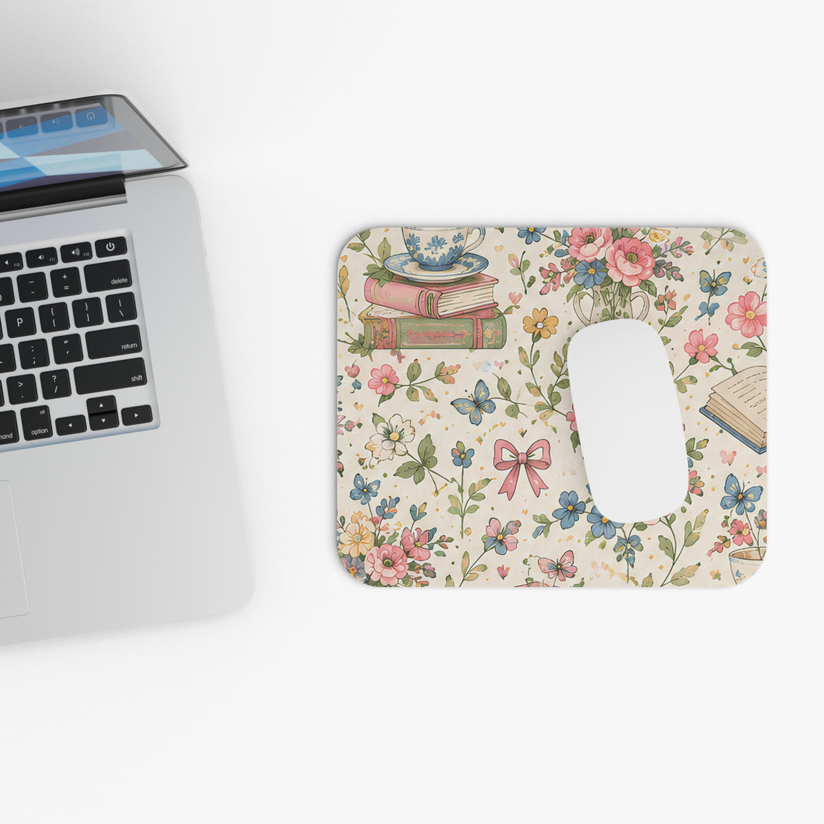 Bookish Blooms Mouse Pad