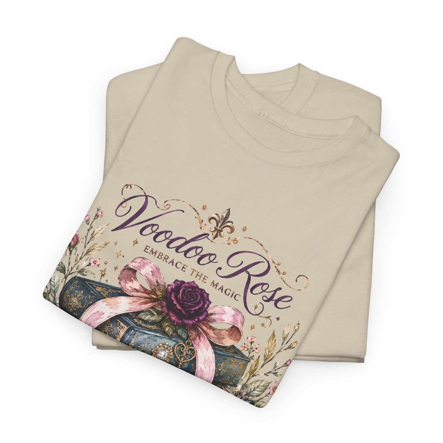 Voodoo Rose Louisiana Stacked Books Tee