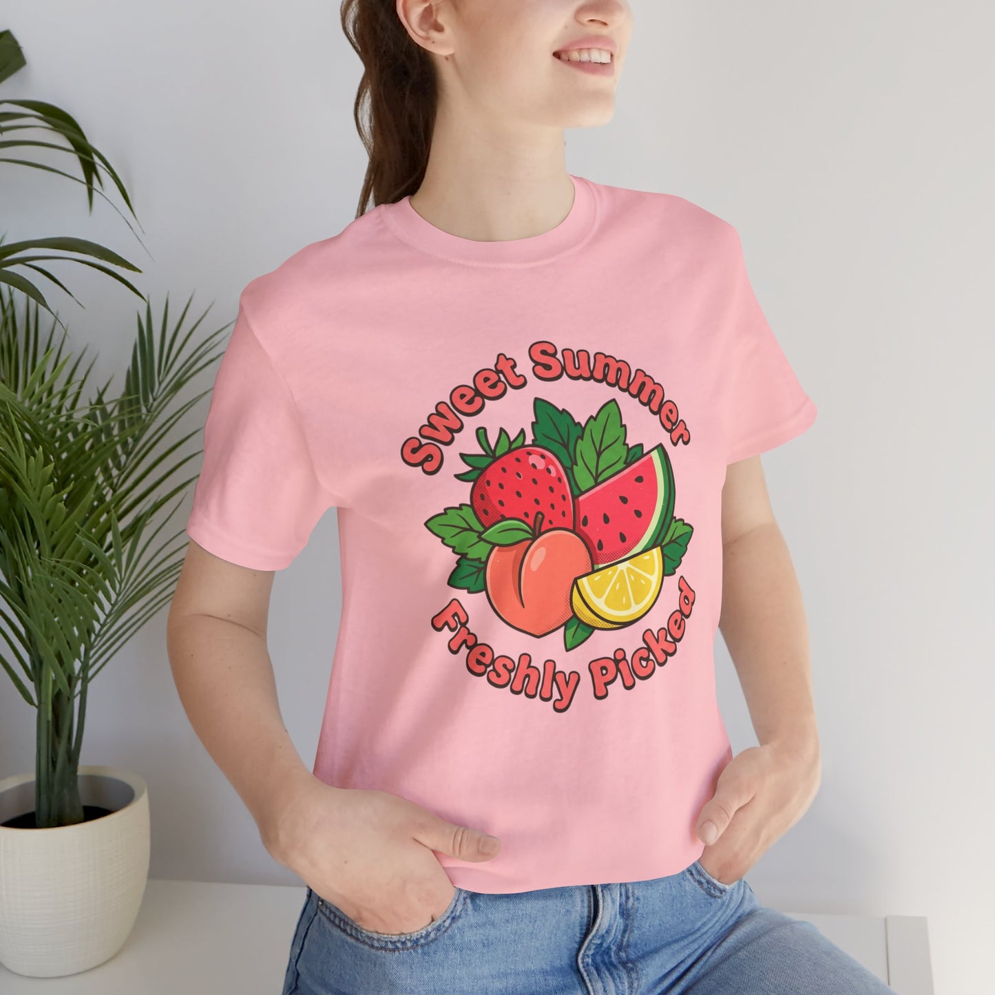 Sweet Summer Freshly Picked Jersey Short Sleeve Tee