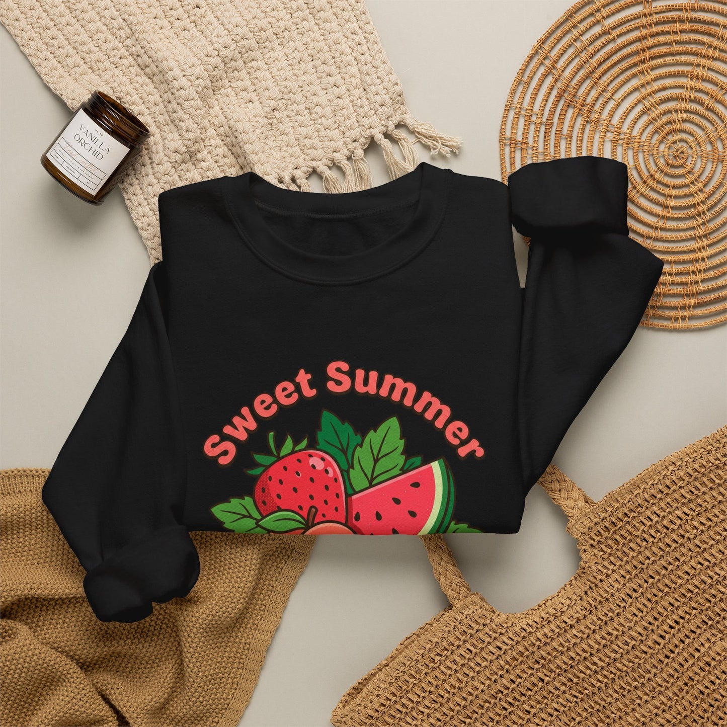 Sweet Summer Freshly Picked Unisex Heavy Blend™ Crewneck Sweatshirt