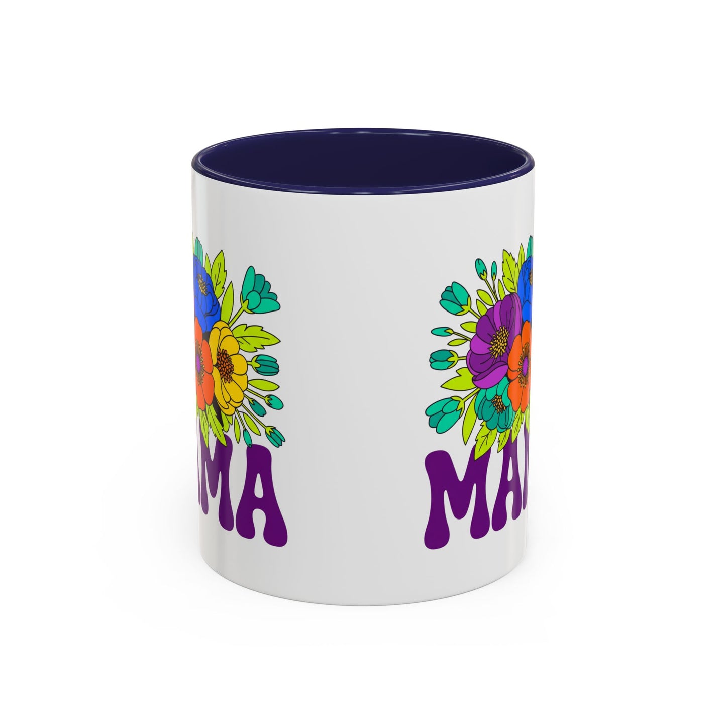 Mama Floral Coffee Mug Accent 11/15oz