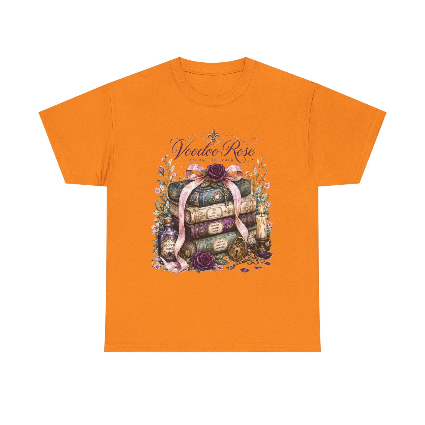Voodoo Rose Louisiana Stacked Books Tee