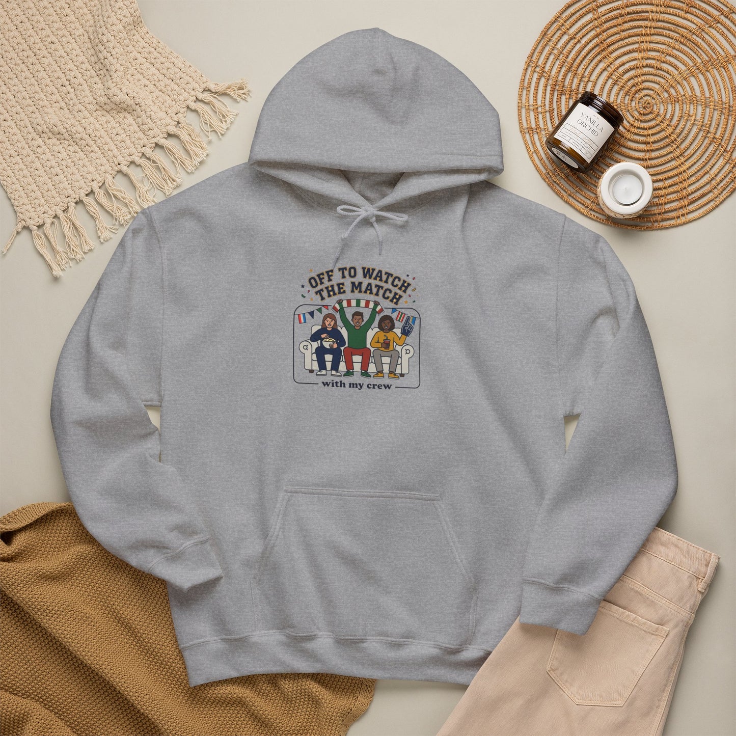 Off To Watch The Match Heavy Blend™ Hooded Sweatshirt