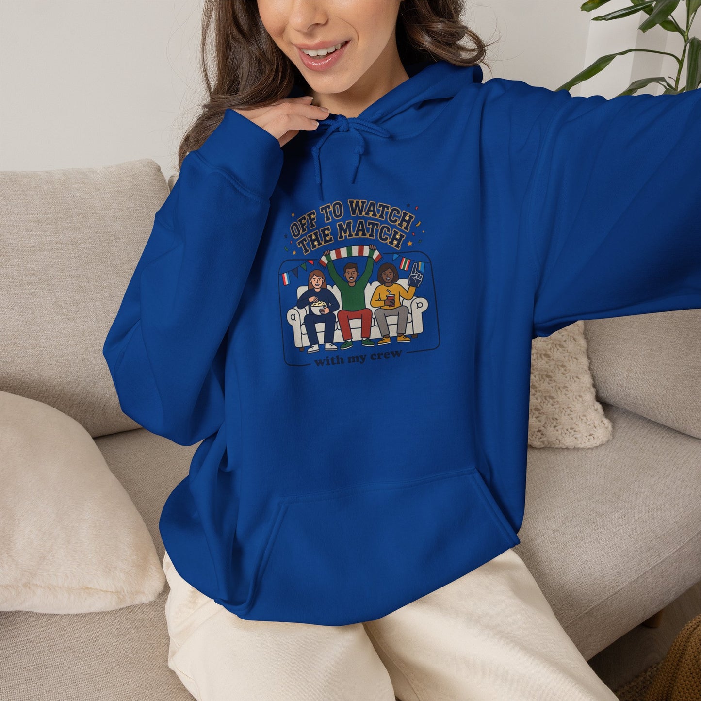Off To Watch The Match Heavy Blend™ Hooded Sweatshirt