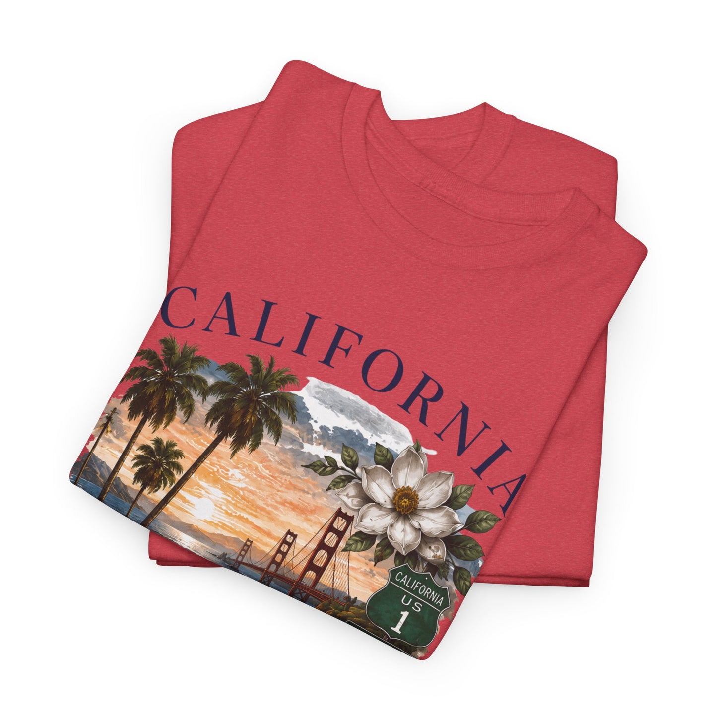 California Vintage Surf T-Shirt — Coastal Sunset Beach Tee