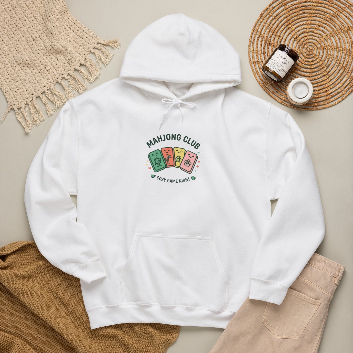Mahjong Club Heavy Blend™ Hooded Sweatshirt