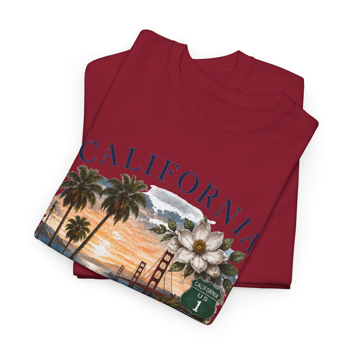 California Vintage Surf T-Shirt — Coastal Sunset Beach Tee