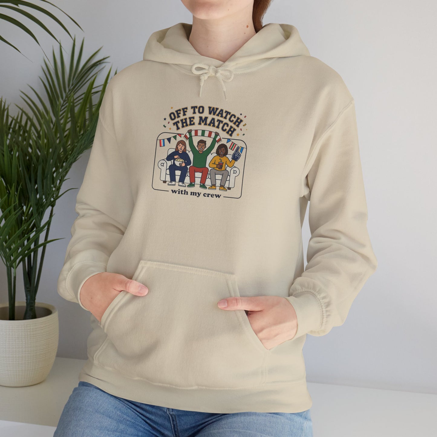 Off To Watch The Match Heavy Blend™ Hooded Sweatshirt