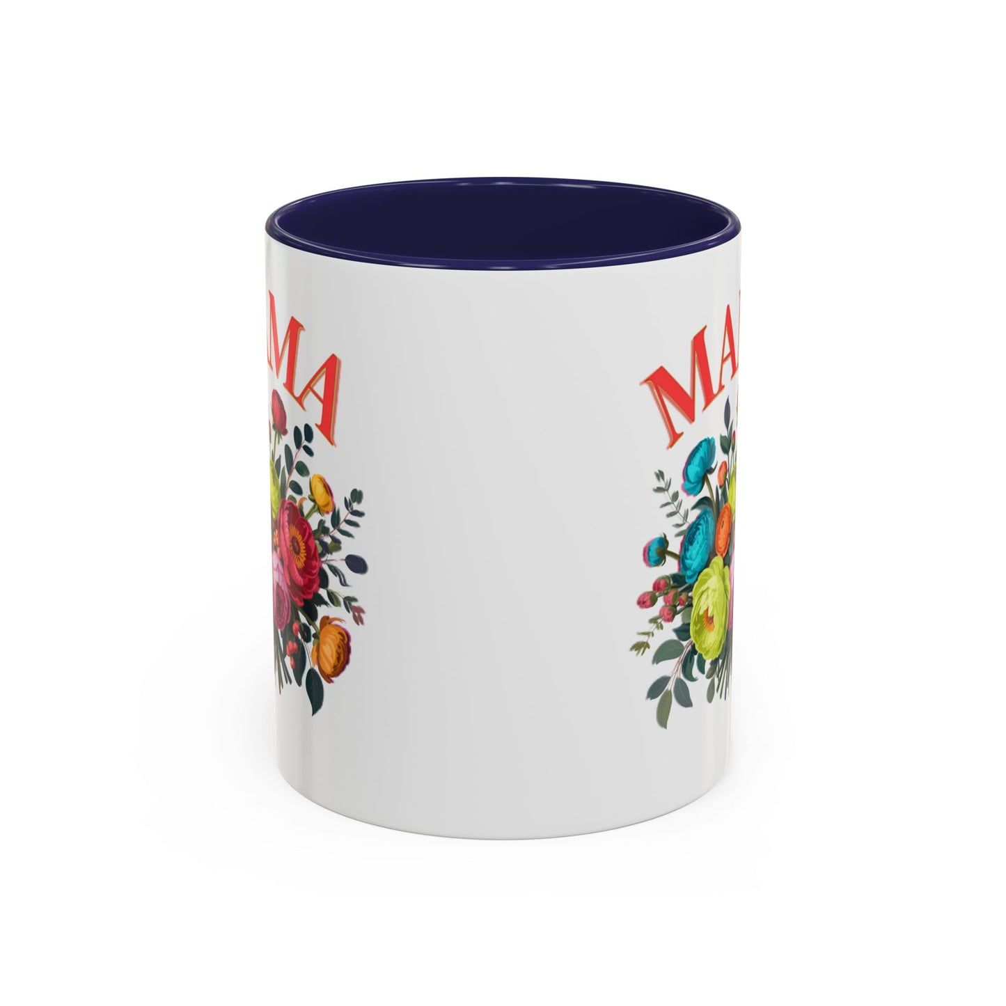 Mama Floral Coffee Mug – Mother's Day Bouquet Accent Mug (11/15oz)