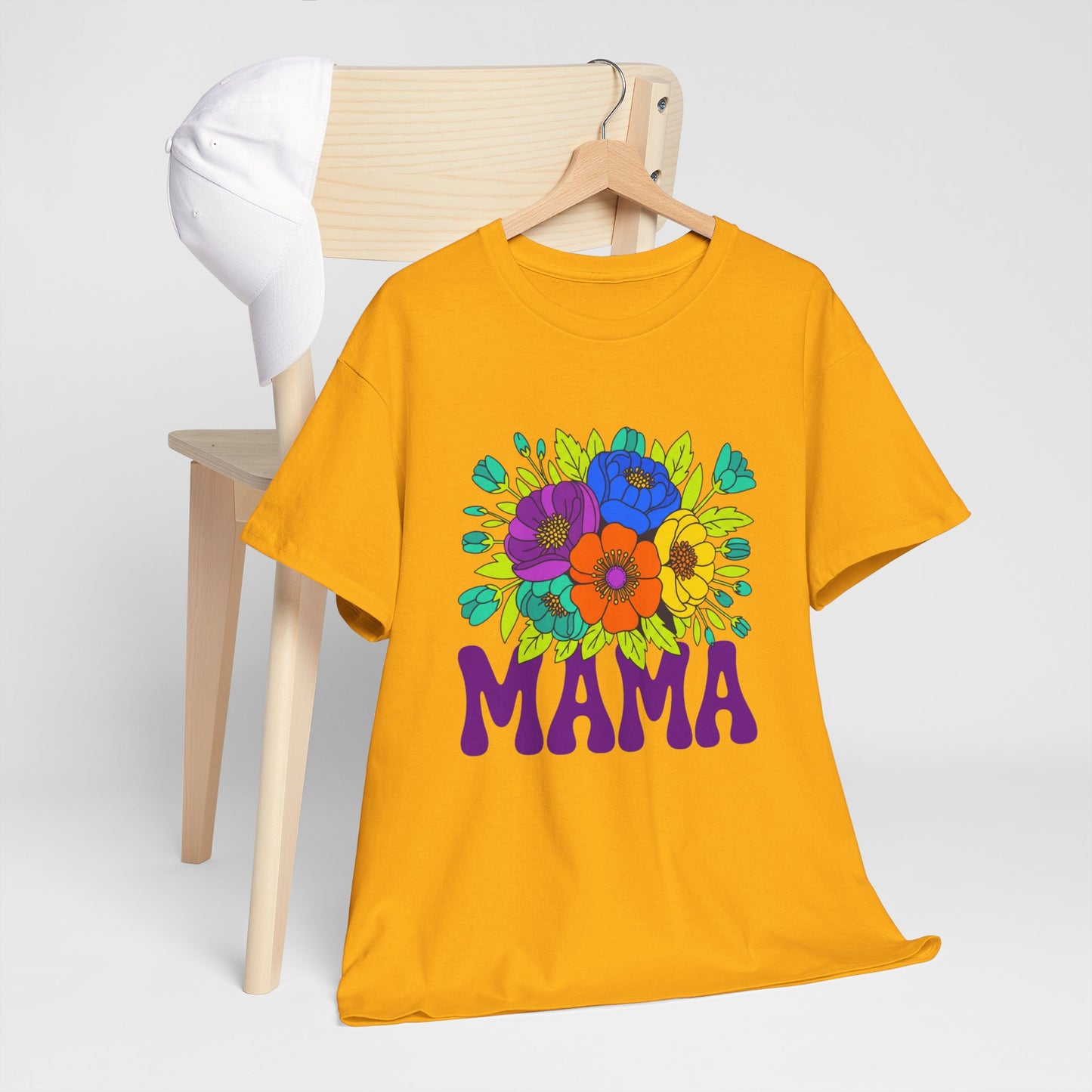 Mama Floral T-Shirt Feminine Floral Mother Tee for Mom Gifts