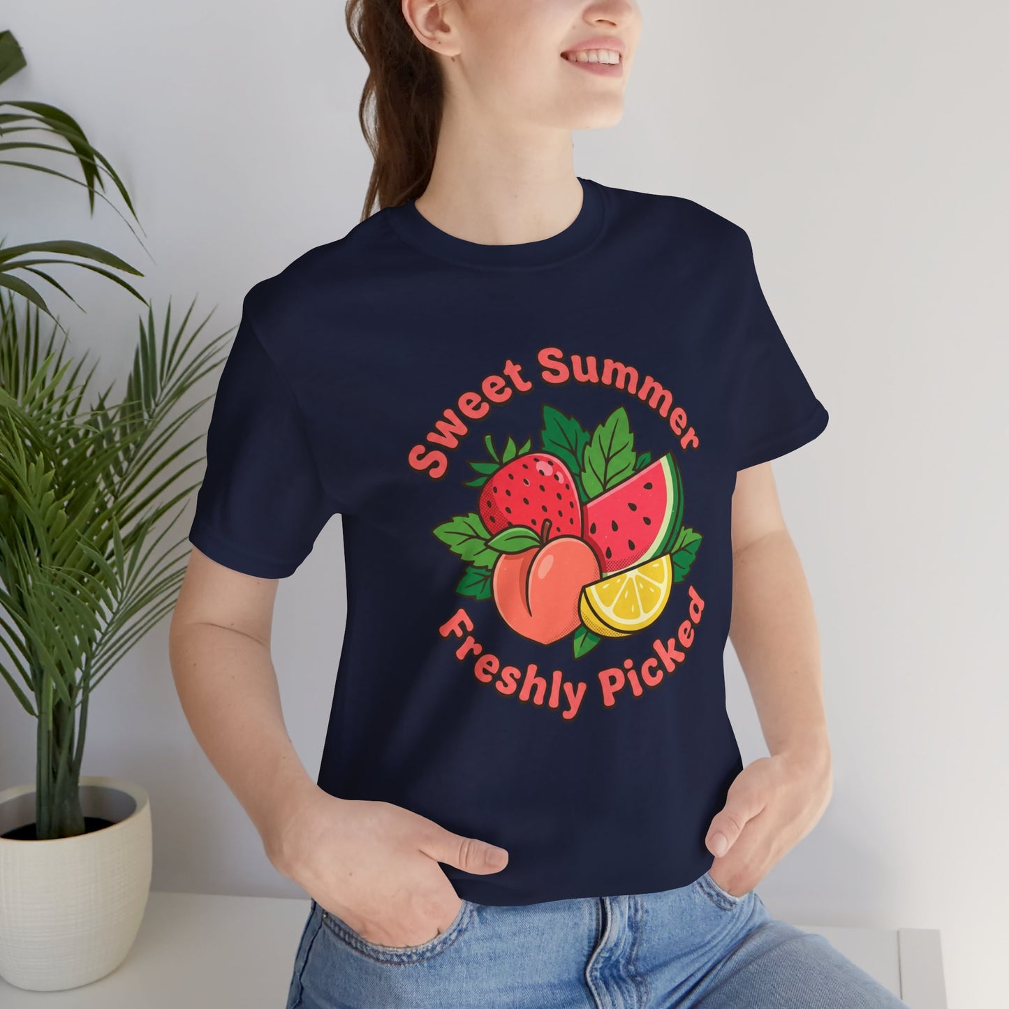 Sweet Summer Freshly Picked Jersey Short Sleeve Tee