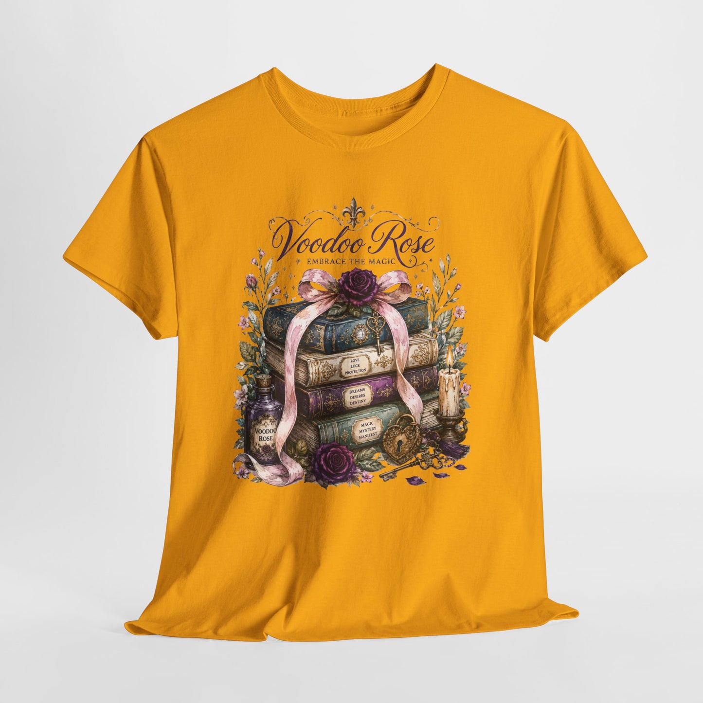 Voodoo Rose Louisiana Stacked Books Tee