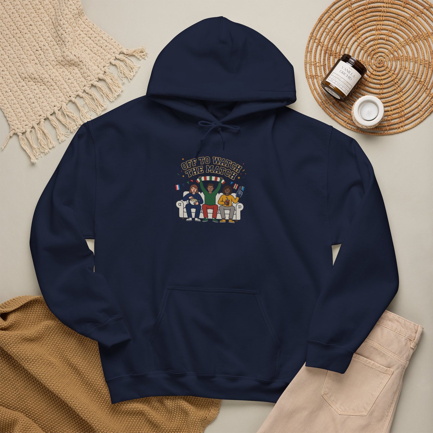 Off To Watch The Match Heavy Blend™ Hooded Sweatshirt
