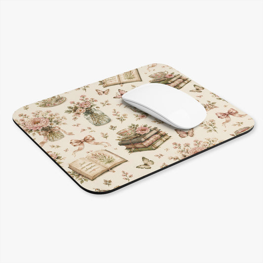 Tea & Pages Mouse Pad