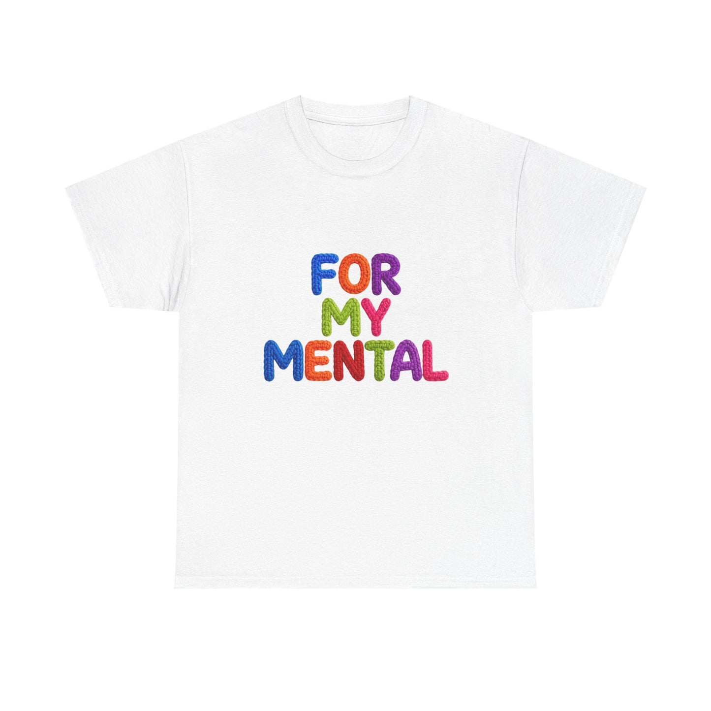 For My Mental Tee Mental Health Awareness Graphic T-Shirt