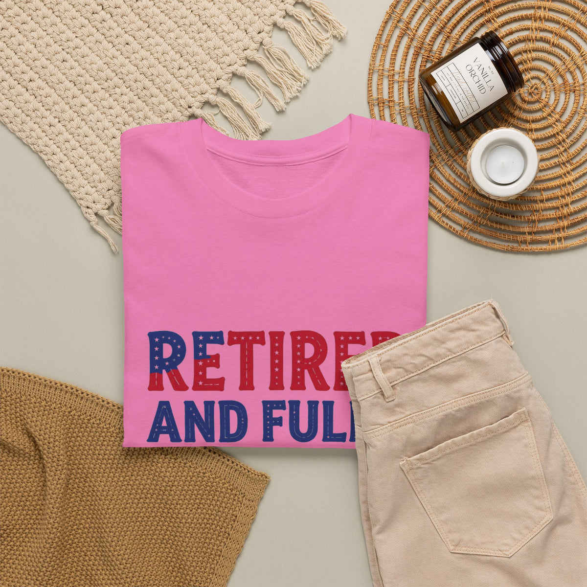 Retired and Fully Committed to Independence Day T-Shirt