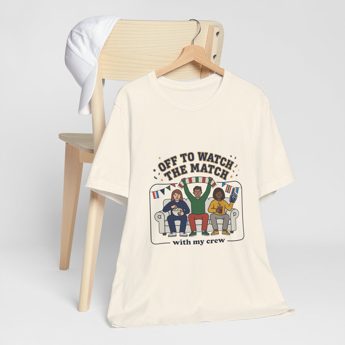 Off to Watch the Match T-Shirt | soccer watch party, match-day outfit