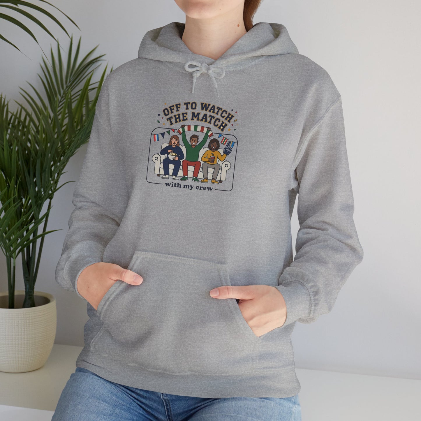 Off To Watch The Match Heavy Blend™ Hooded Sweatshirt