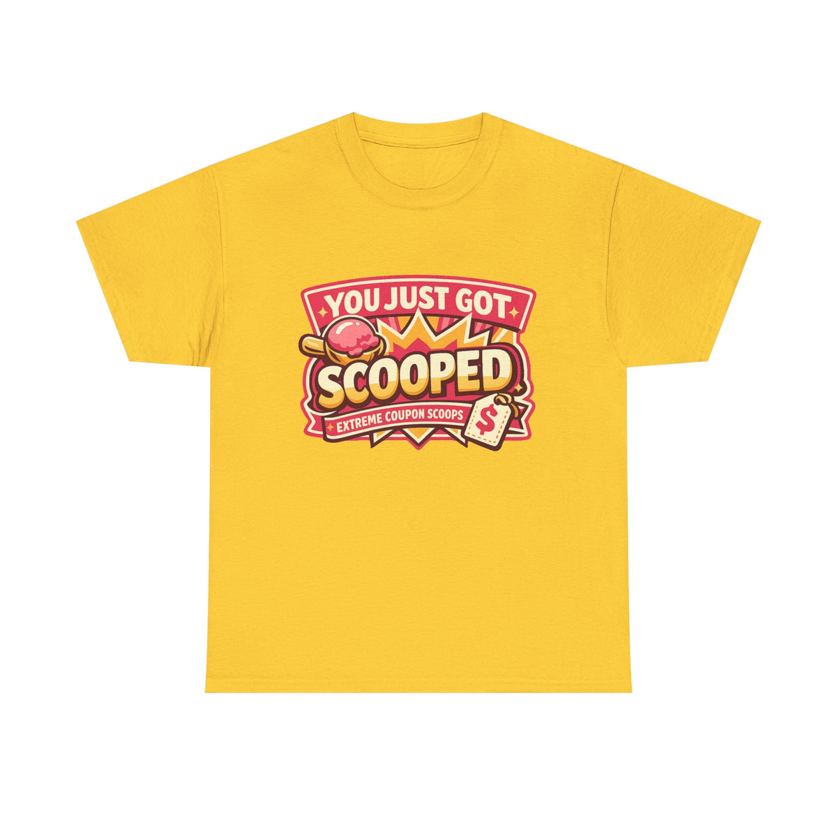 You Just Got Scooped graphic Tee | Ice Cream Scoop Logo