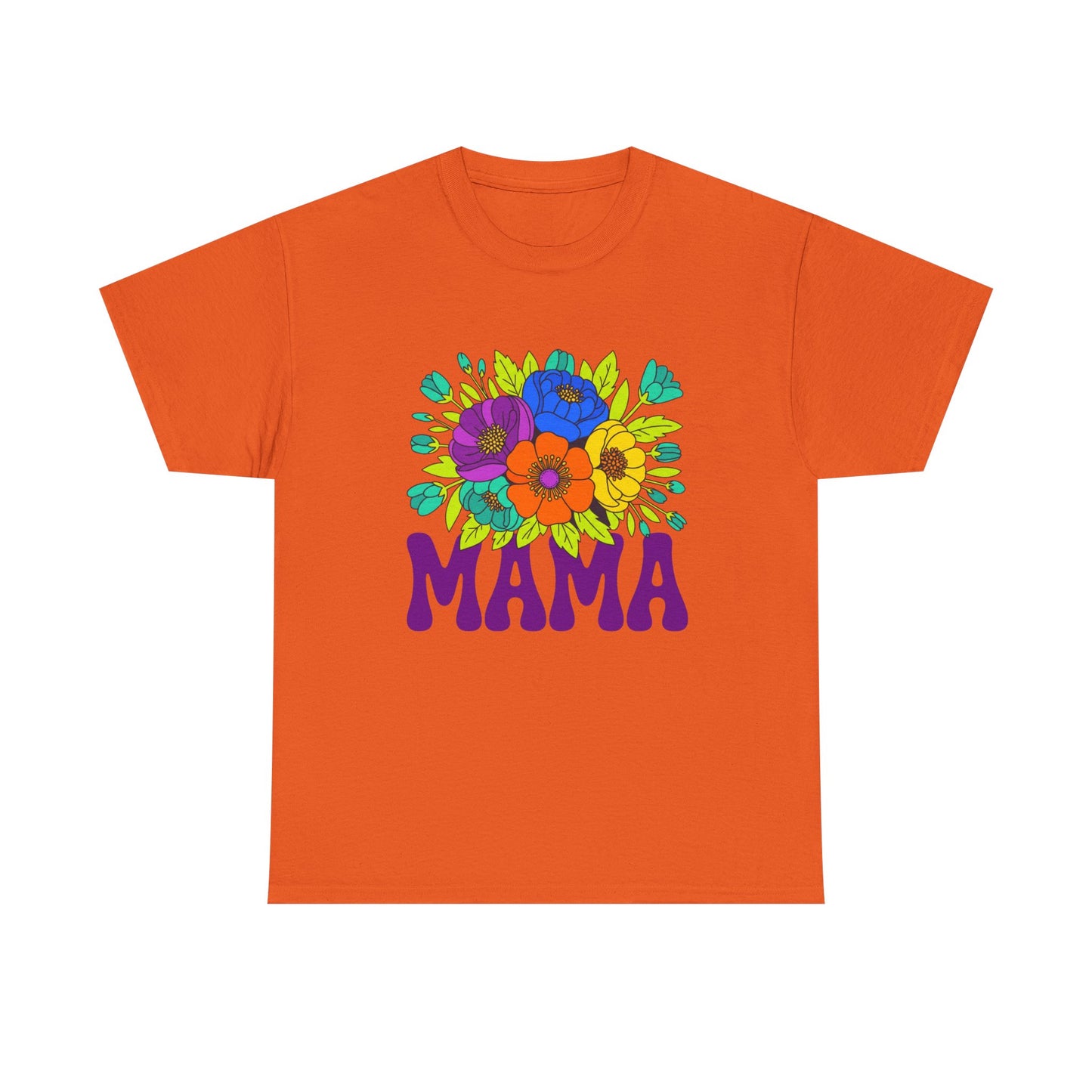 Mama Floral T-Shirt Feminine Floral Mother Tee for Mom Gifts