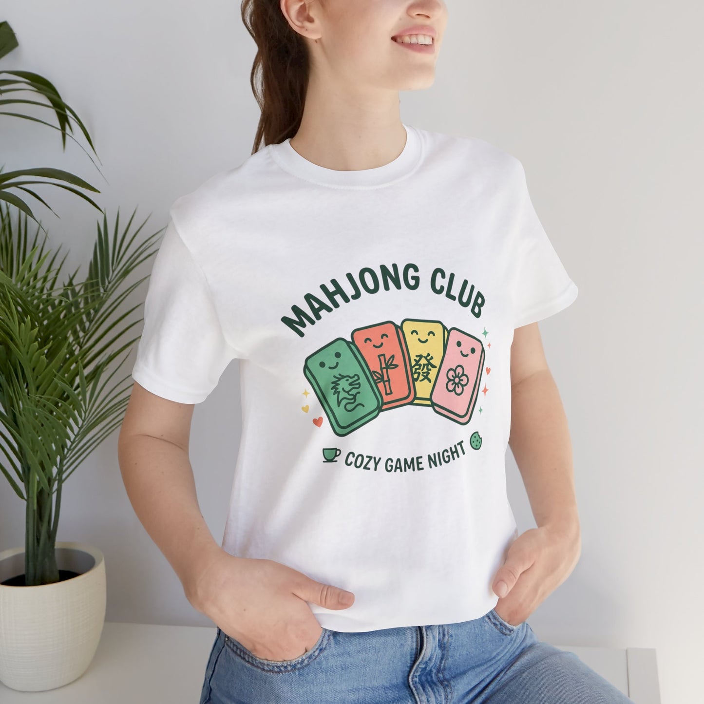 Mahjong Club Unisex Jersey Short Sleeve Tee