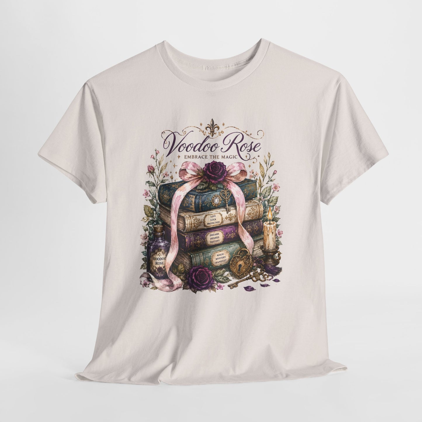 Voodoo Rose Louisiana Stacked Books Tee