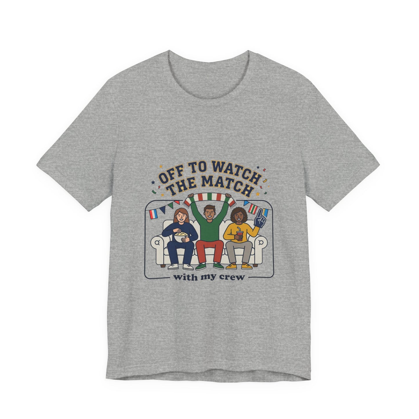 Off to Watch the Match T-Shirt | soccer watch party, match-day outfit