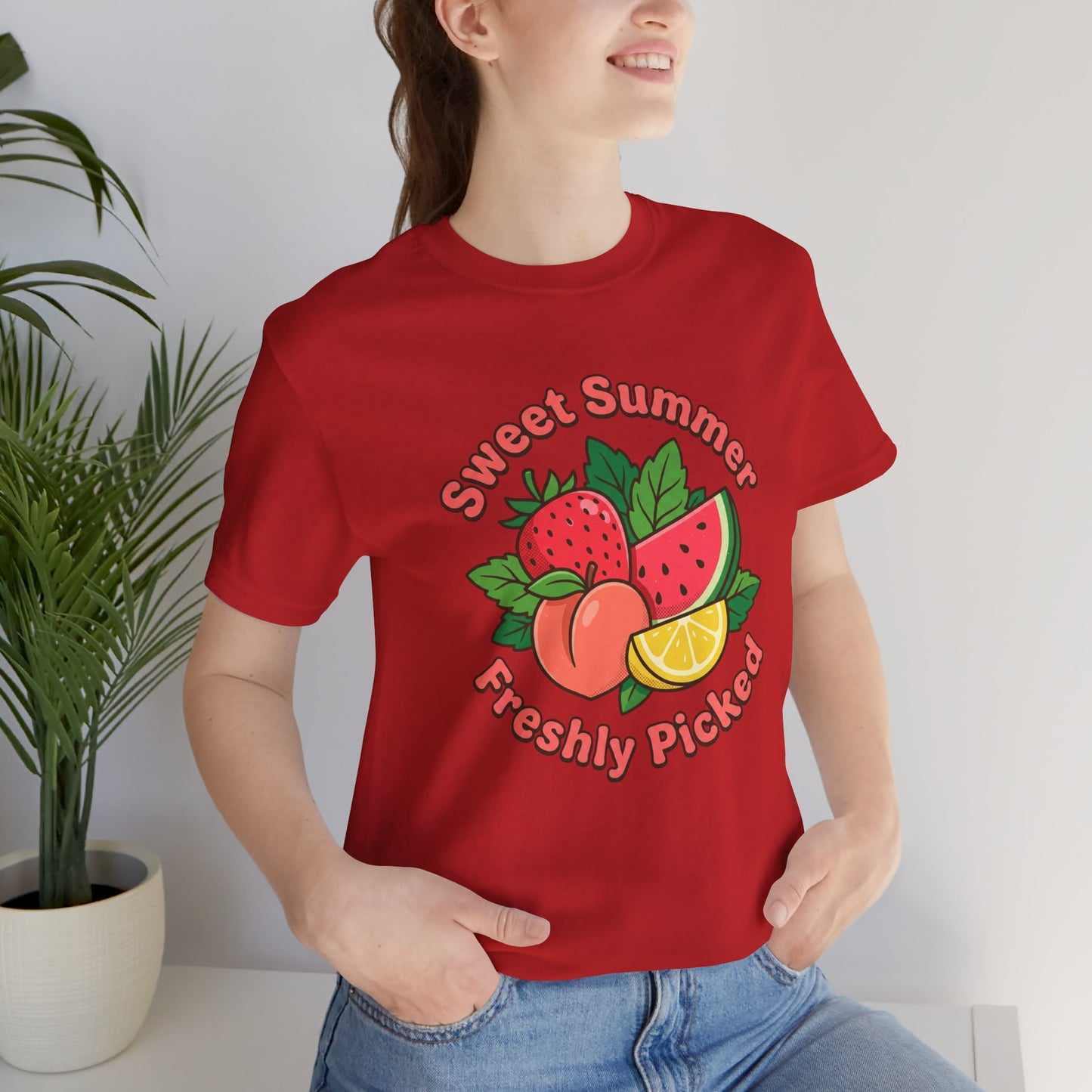 Sweet Summer Freshly Picked Jersey Short Sleeve Tee