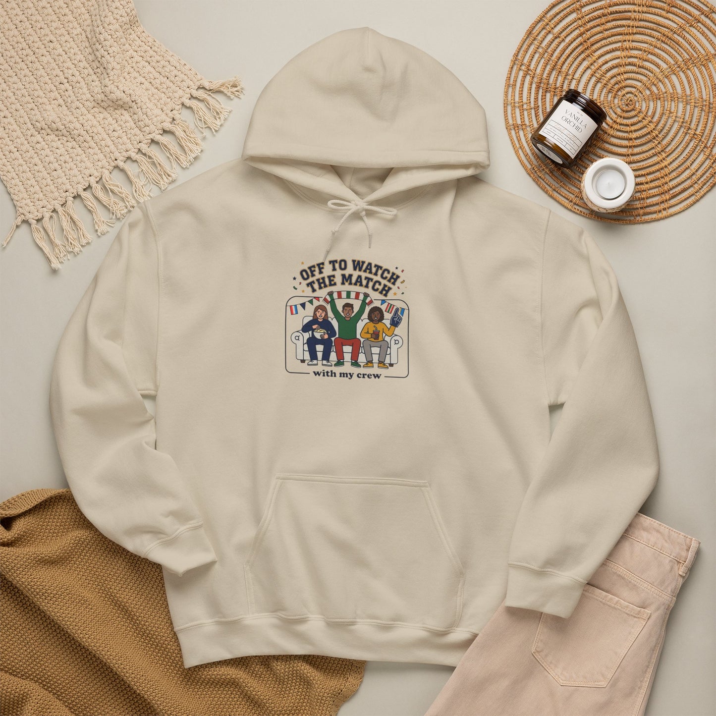 Off To Watch The Match Heavy Blend™ Hooded Sweatshirt
