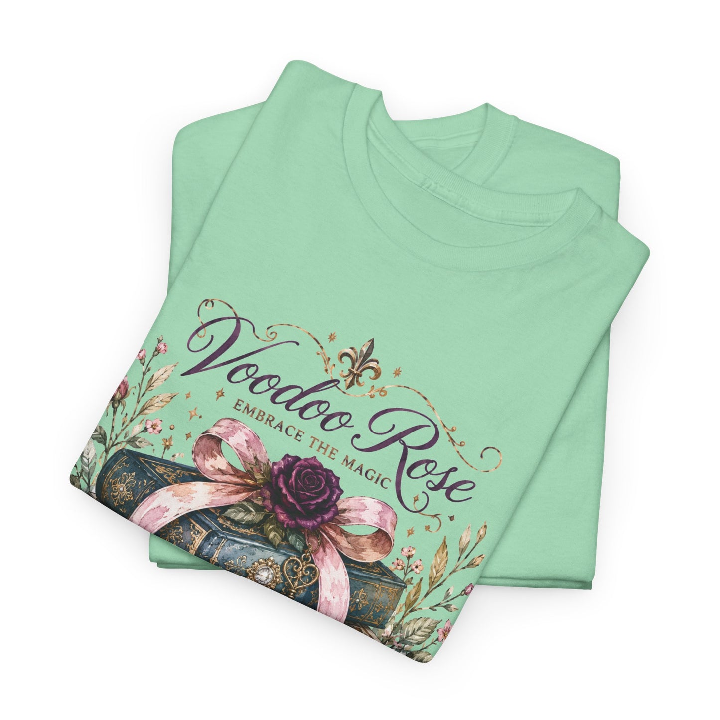 Voodoo Rose Louisiana Stacked Books Tee