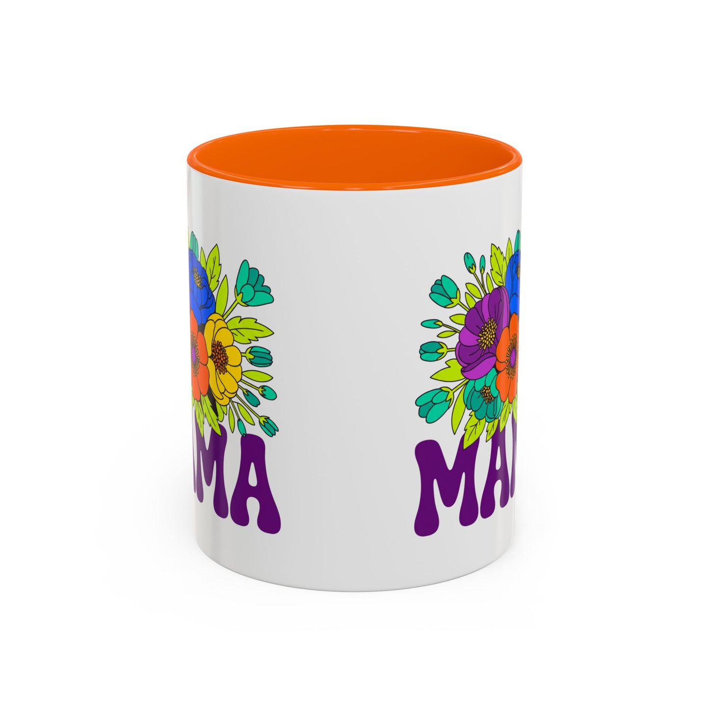 Mama Floral Coffee Mug Accent 11/15oz
