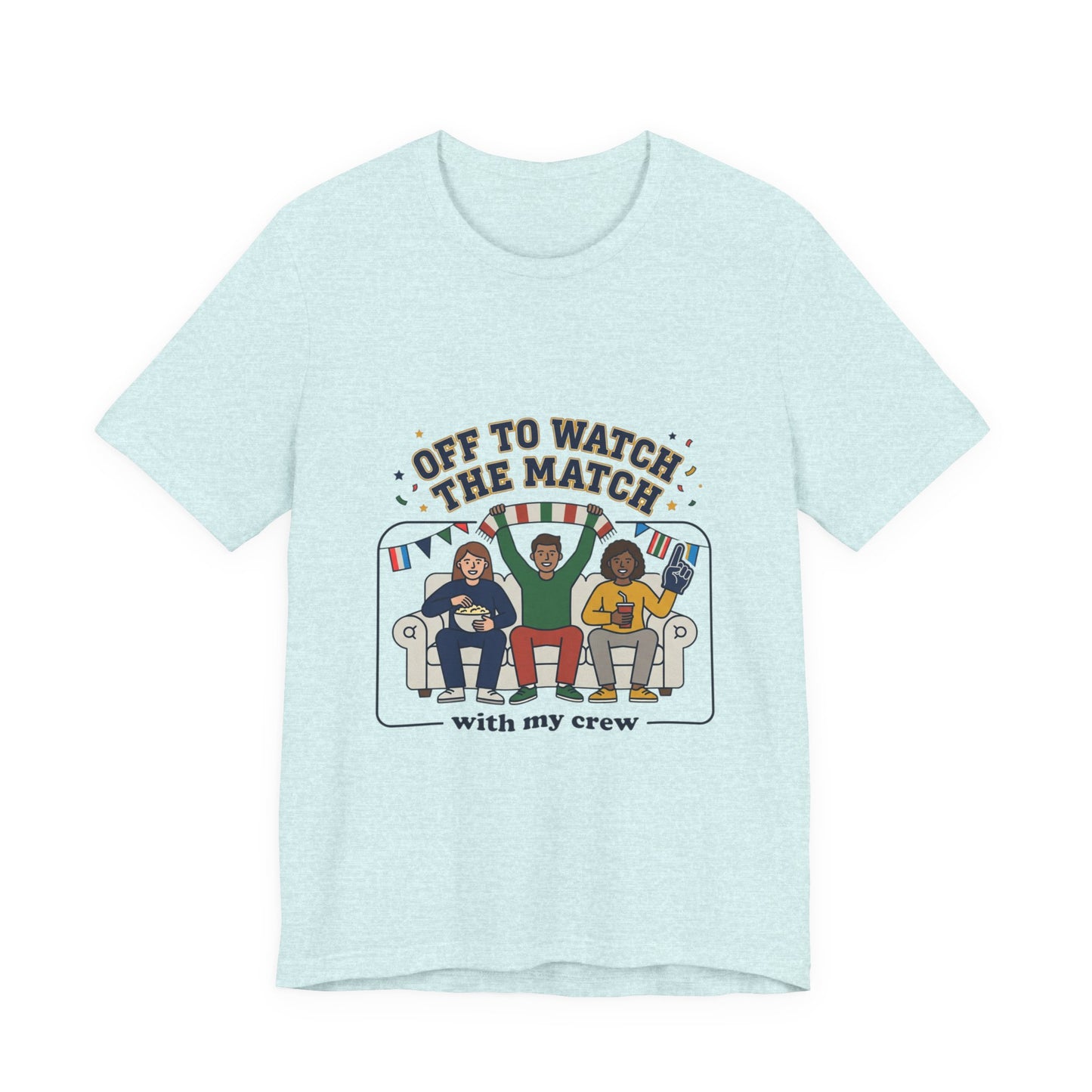 Off to Watch the Match T-Shirt | soccer watch party, match-day outfit