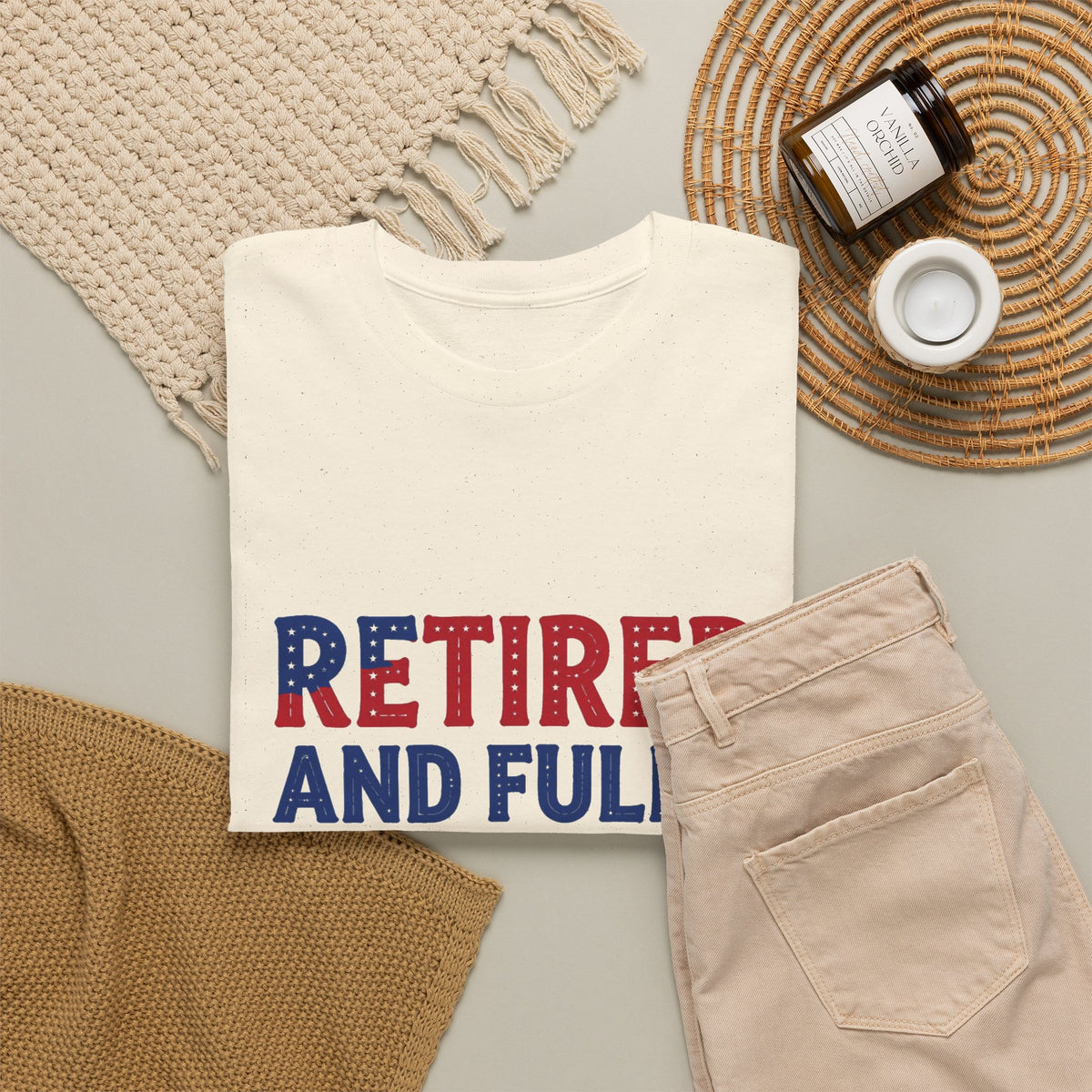 Retired and Fully Committed to Independence Day T-Shirt