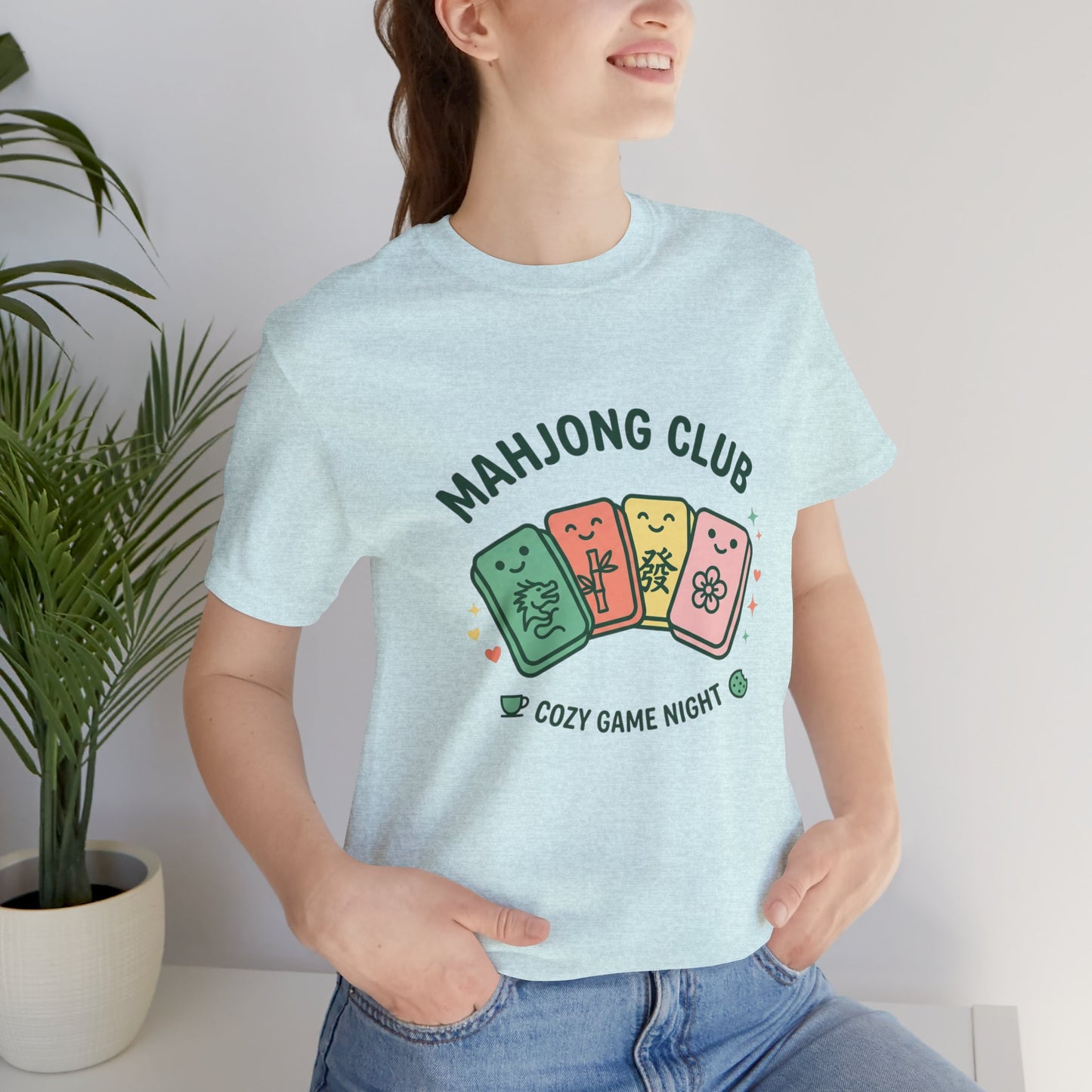 Mahjong Club Unisex Jersey Short Sleeve Tee