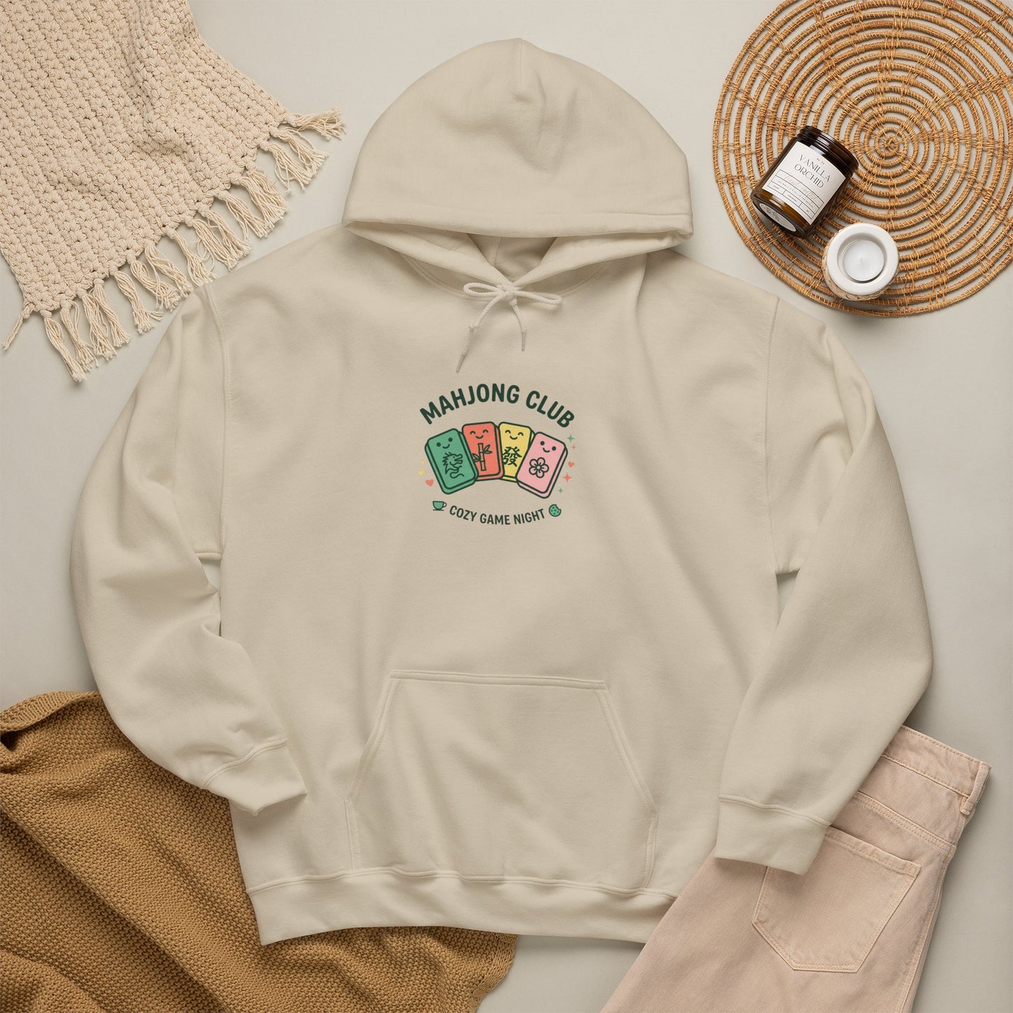 Mahjong Club Heavy Blend™ Hooded Sweatshirt