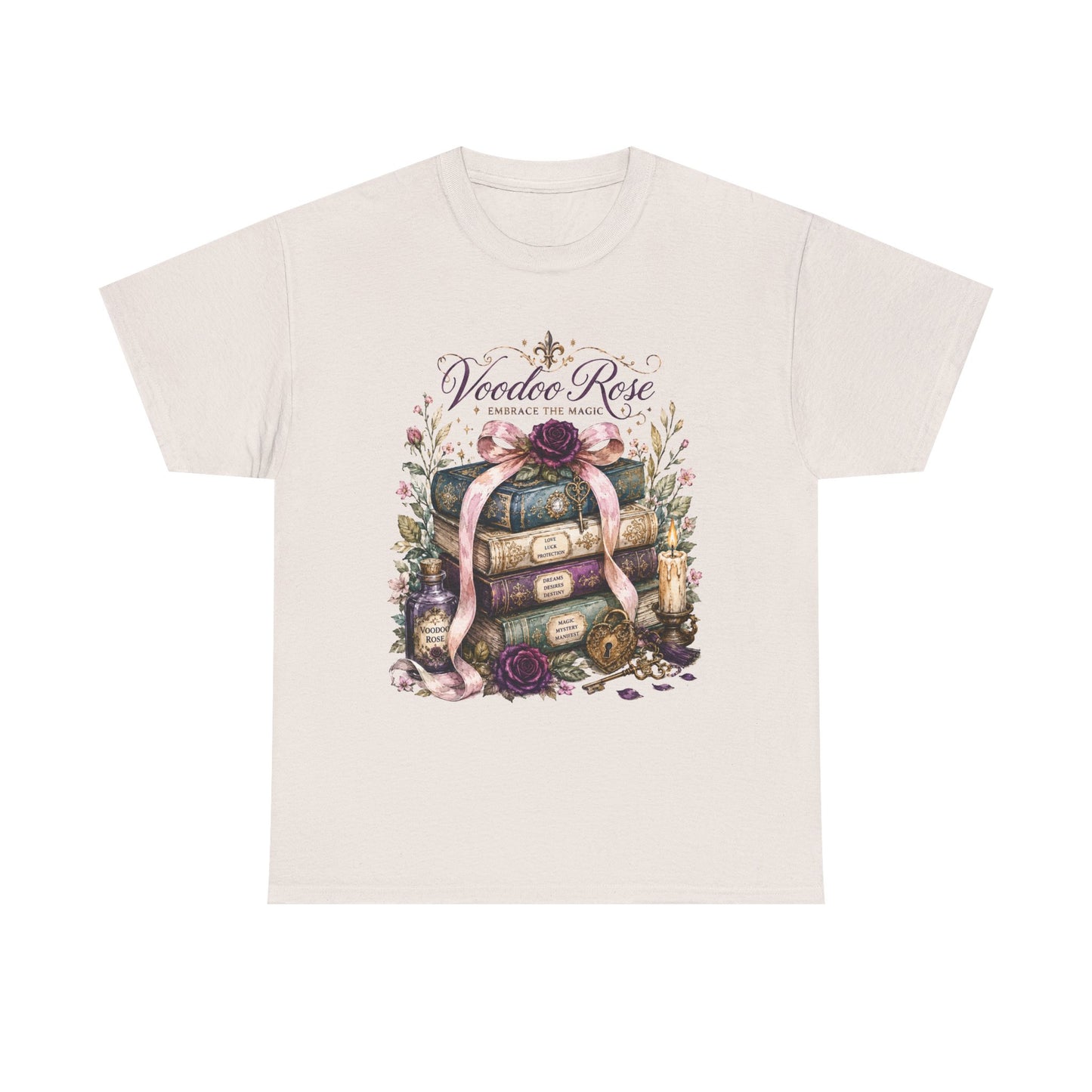Voodoo Rose Louisiana Stacked Books Tee
