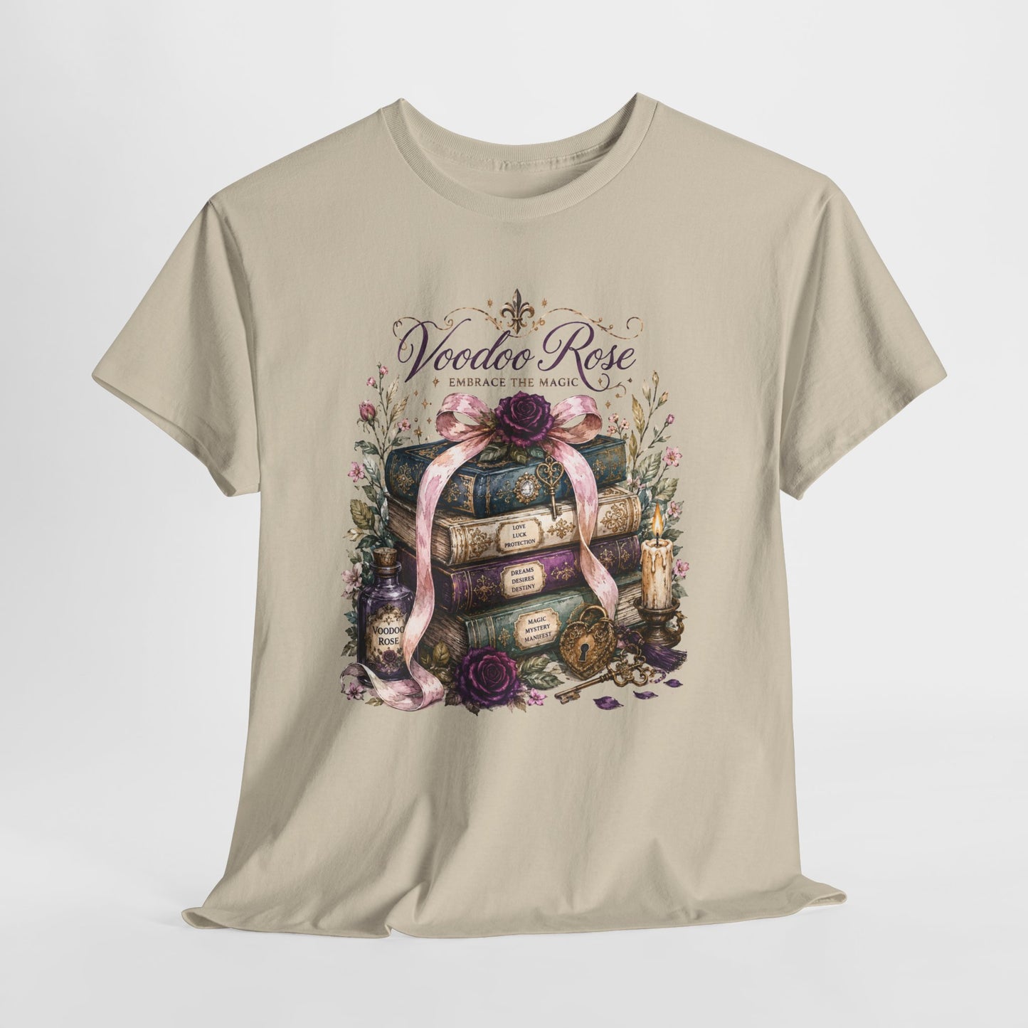 Voodoo Rose Louisiana Stacked Books Tee