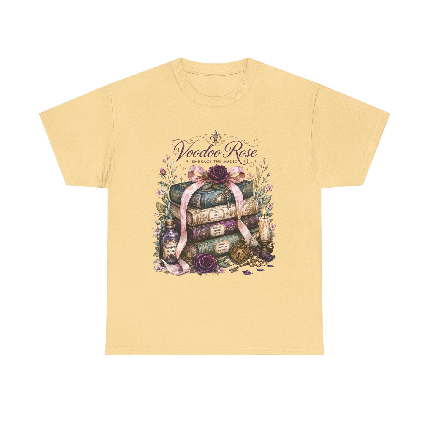 Voodoo Rose Louisiana Stacked Books Tee
