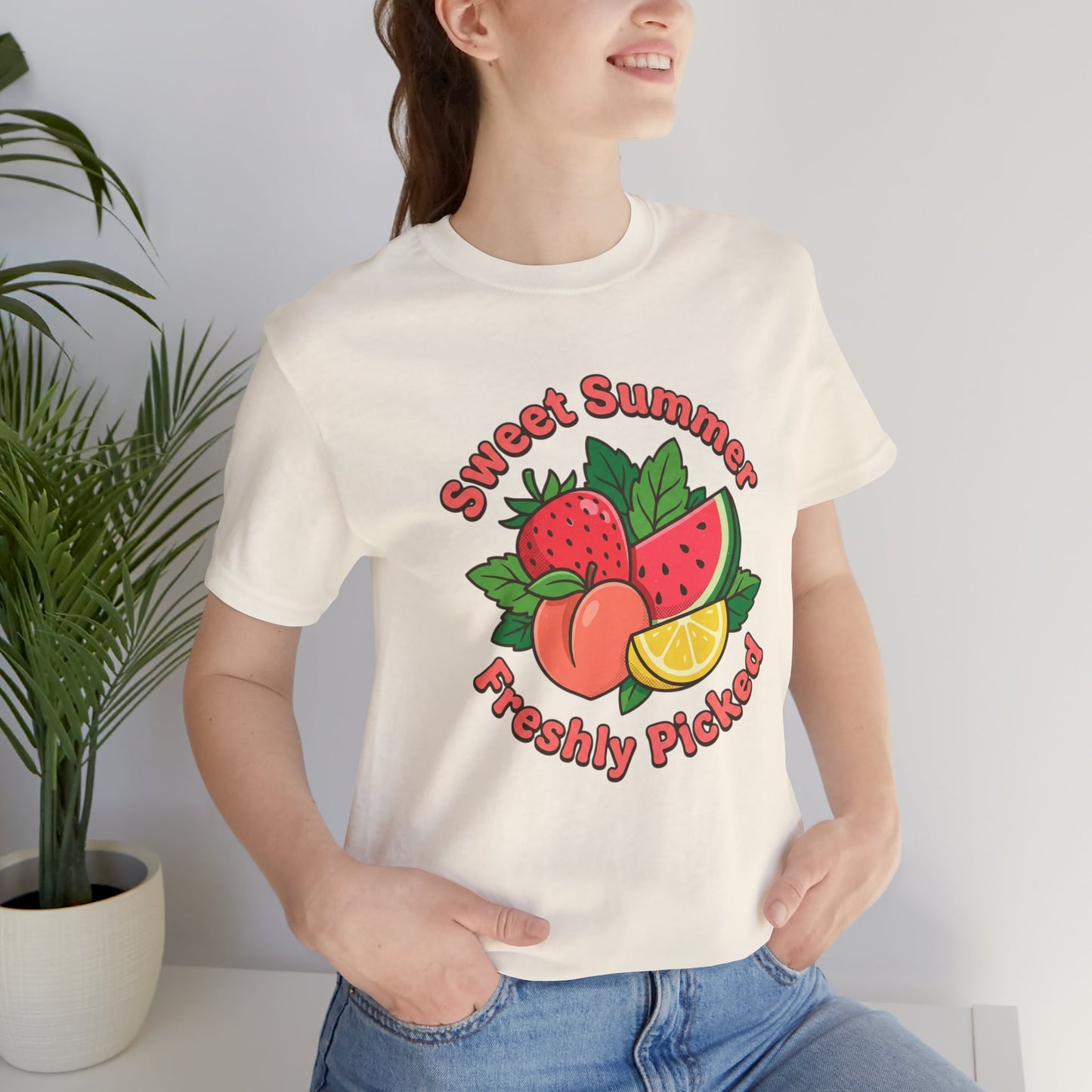 Sweet Summer Freshly Picked Jersey Short Sleeve Tee