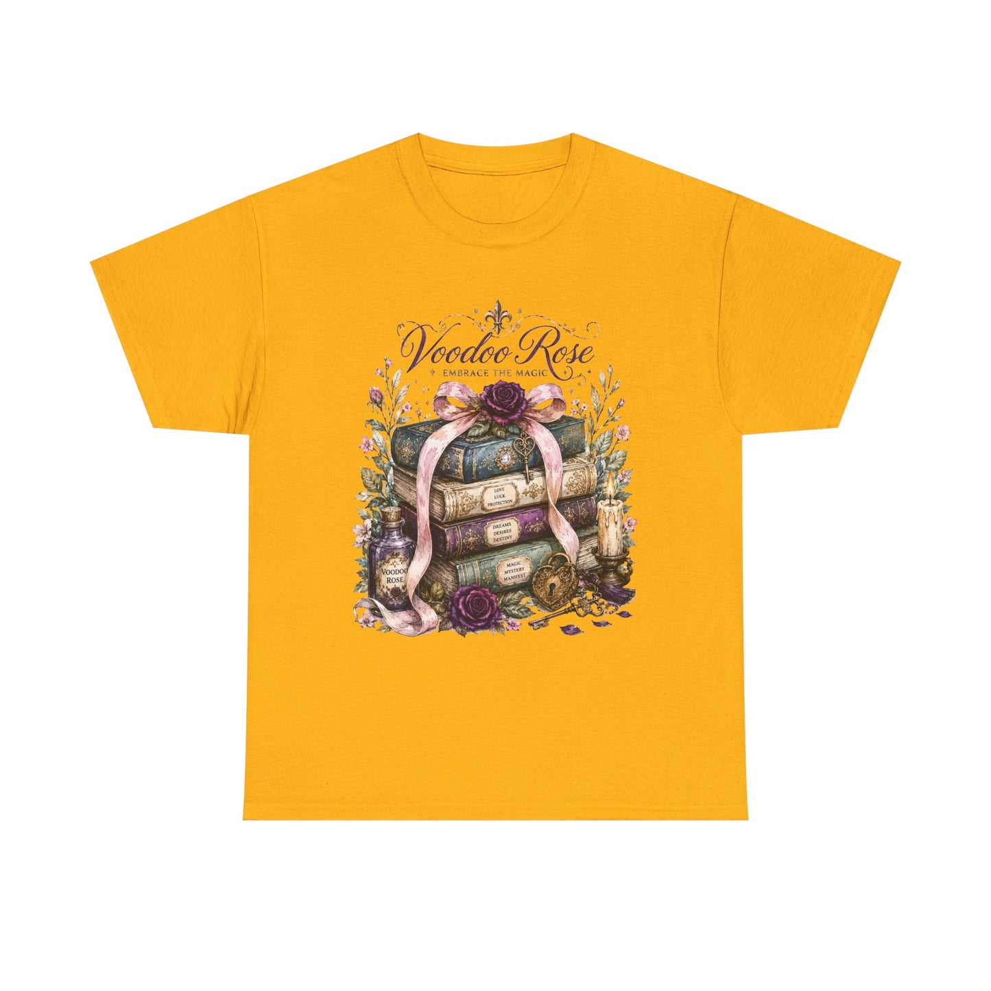 Voodoo Rose Louisiana Stacked Books Tee