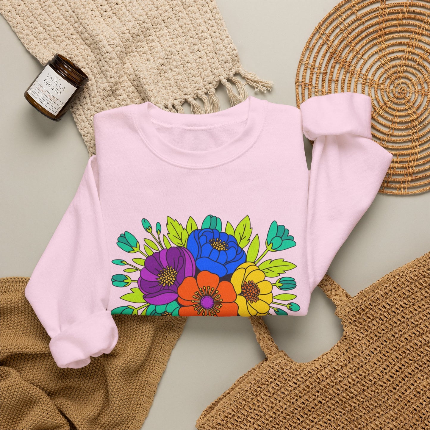 Mama Floral Sweatshirt — Cozy Mother's Day Crewneck