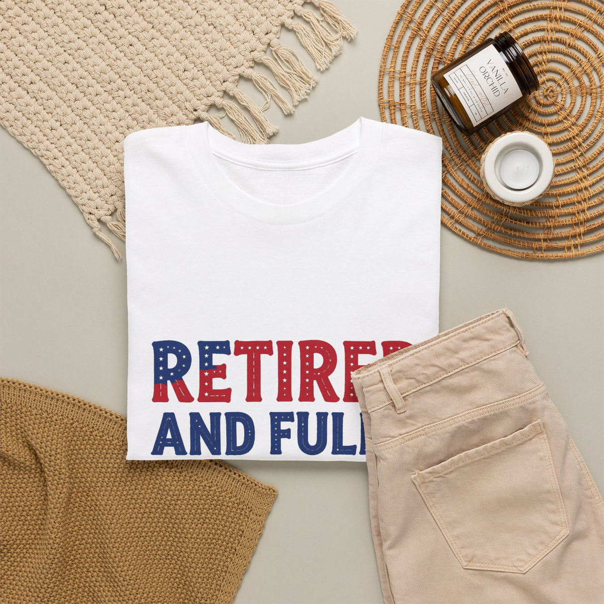 Retired and Fully Committed to Independence Day T-Shirt