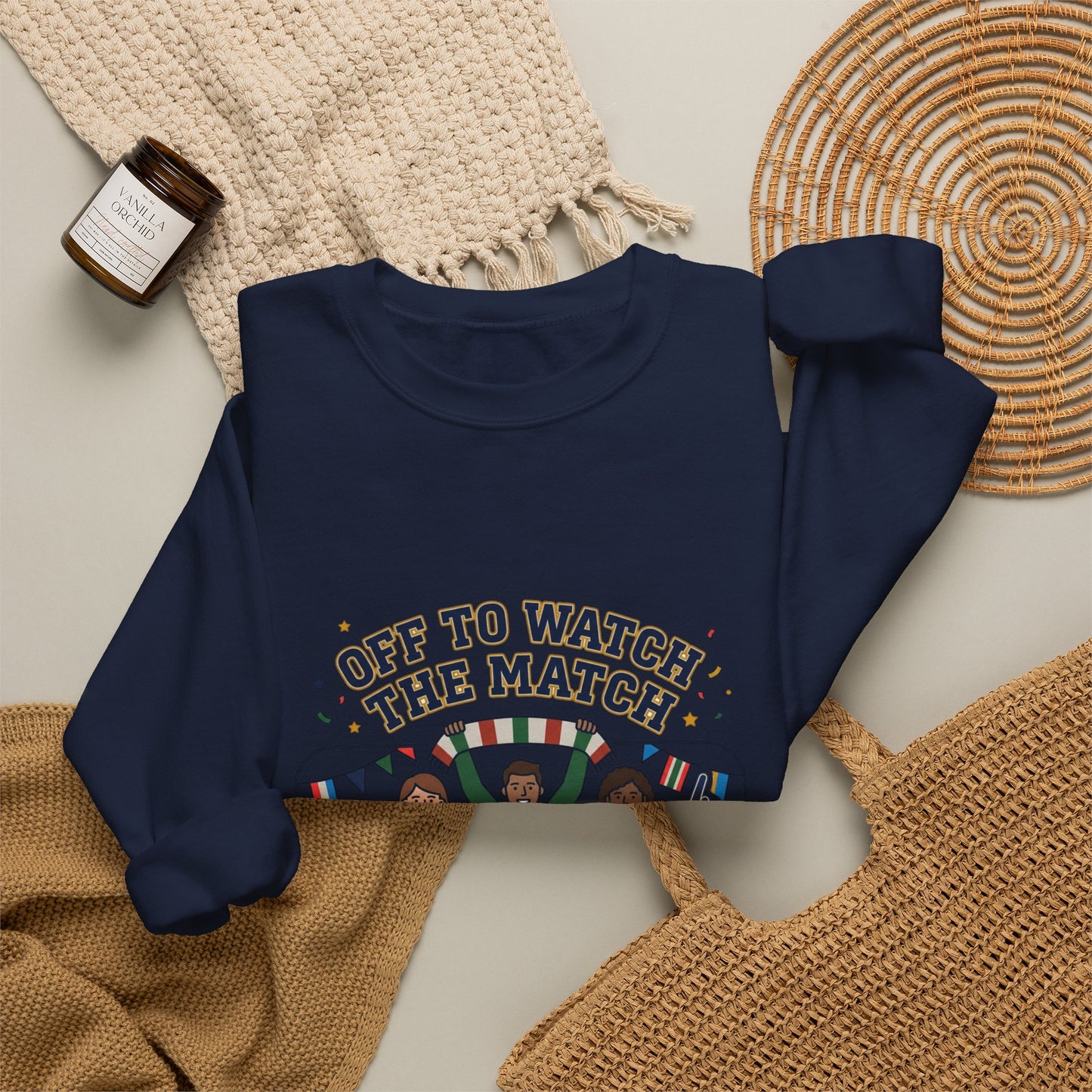Off to Watch the Match Sweatshirt | soccer watch party, match-day outfit